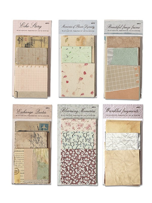 Vintage Aesthetic Scrapbooking Paper Pack