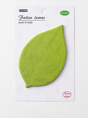 Realistic Leaf Shaped Sticky Notes