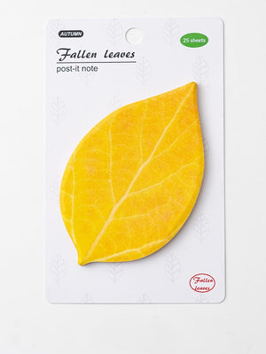 Realistic Leaf Shaped Sticky Notes