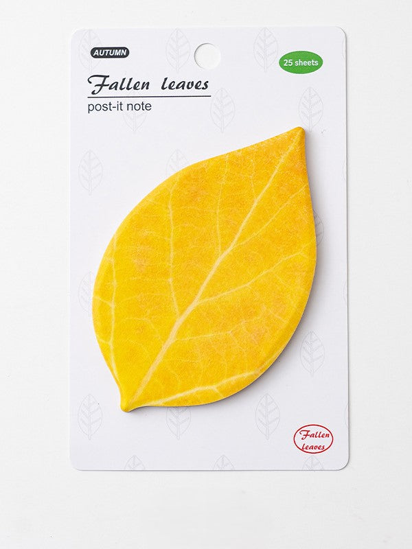 Realistic Leaf Shaped Sticky Notes