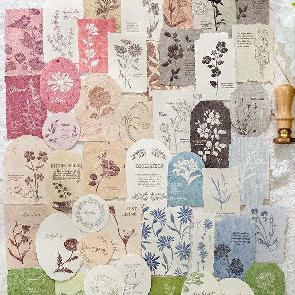Forest Overture Embossed Sticker Set