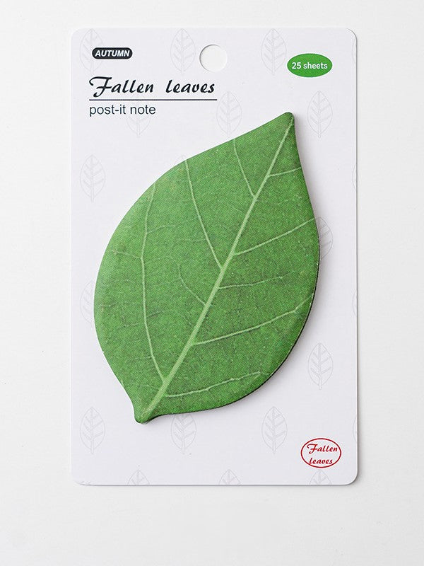 Realistic Leaf Shaped Sticky Notes