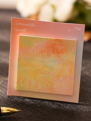 Firework Glow Aesthetic Sticky Notes