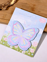 Aesthetic Butterfly Shaped Sticky Notes
