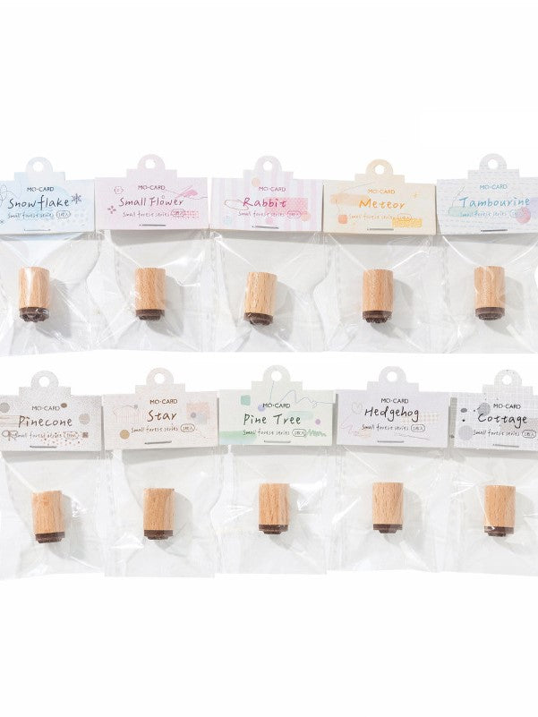 Forest Friends Wooden Mini Stamp