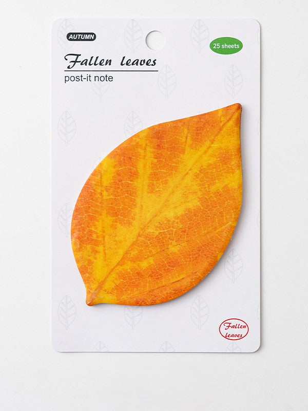 Realistic Leaf Shaped Sticky Notes