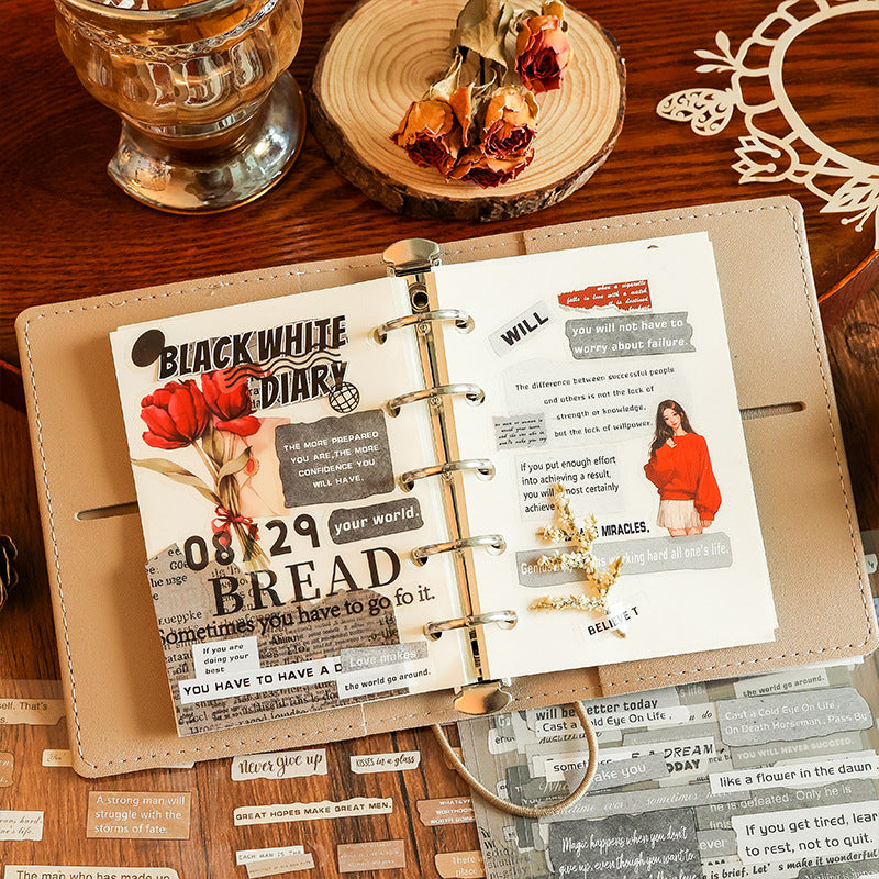 Vintage Old Times PET Sticker