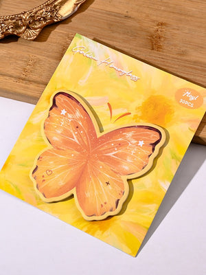 Aesthetic Butterfly Shaped Sticky Notes