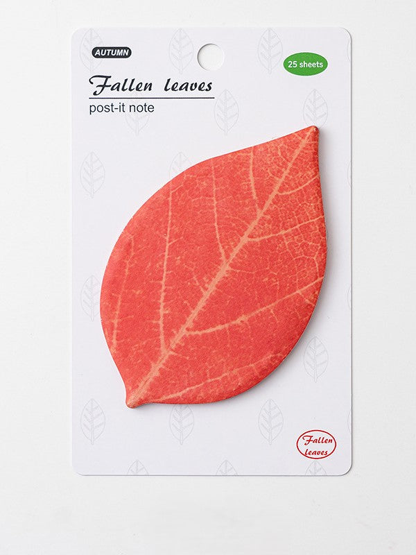 Realistic Leaf Shaped Sticky Notes