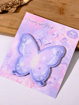 Aesthetic Butterfly Shaped Sticky Notes