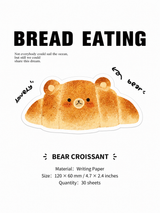 Kawaii Bread Sticky Notes