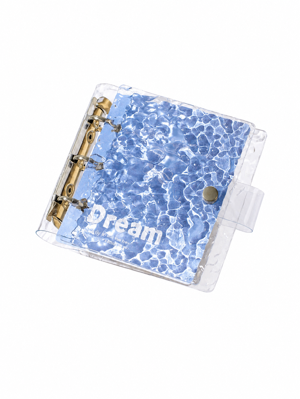 Soft Clear Ripple Journal – Detachable Pages