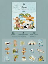 Cozy Little Things Embossed Sticker Pack