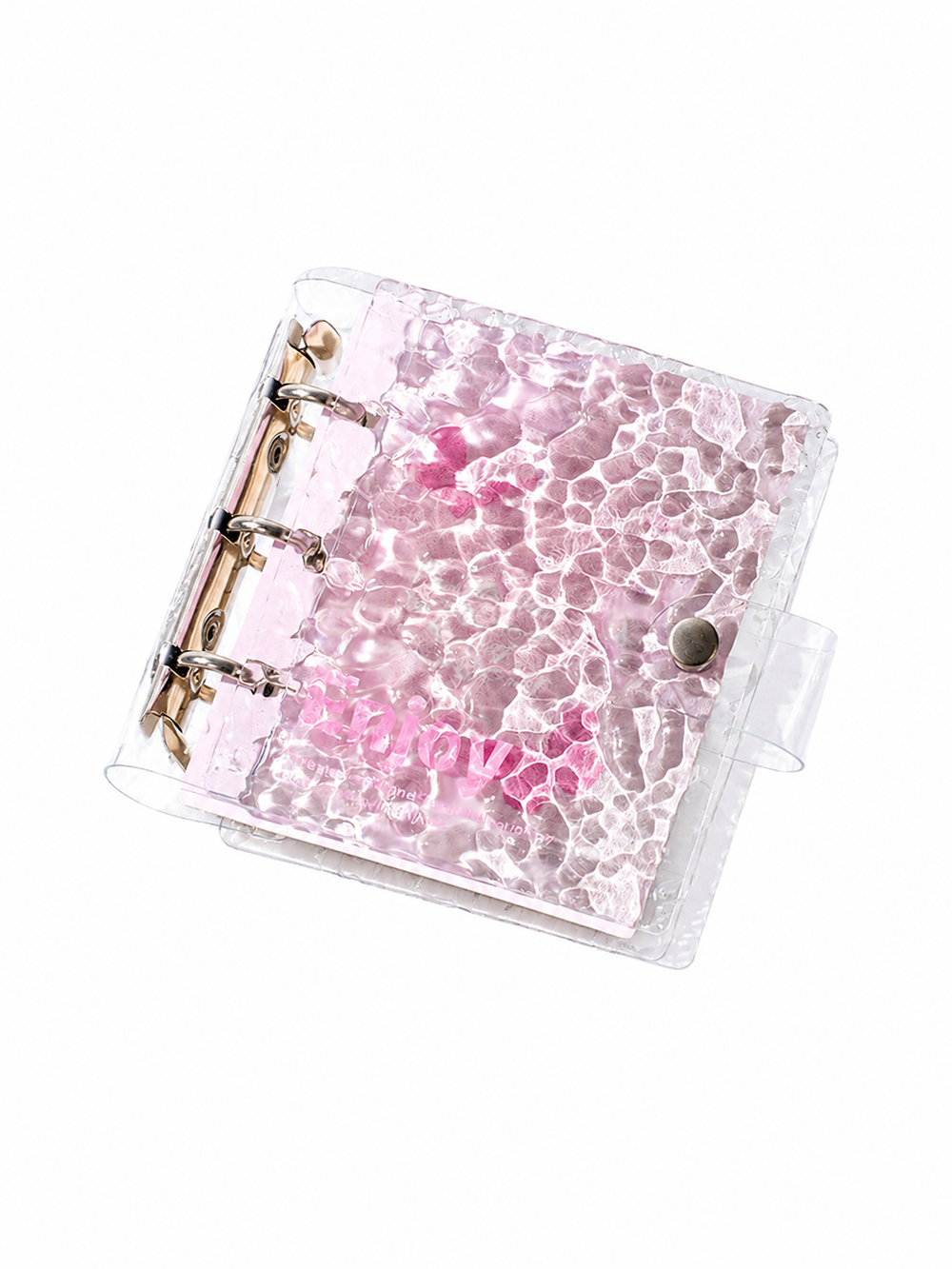Soft Clear Ripple Journal – Detachable Pages