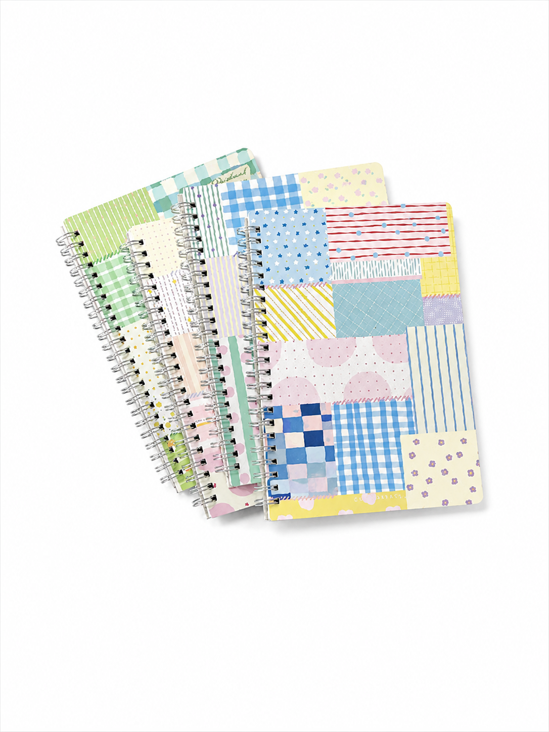 Spring Patchwork B5 Notebook – Soft Lined Pages