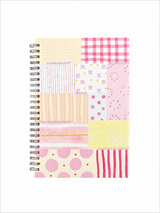 Spring Patchwork B5 Notebook – Soft Lined Pages