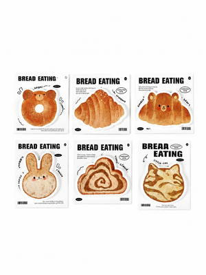 Kawaii Bread Sticky Notes