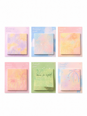 Firework Glow Aesthetic Sticky Notes