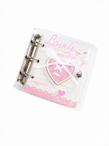 Acrylic Ballet Strap A5 Journal – Metal Clip Loose-Leaf Notebook