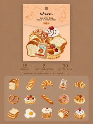 Cozy Little Things Embossed Sticker Pack